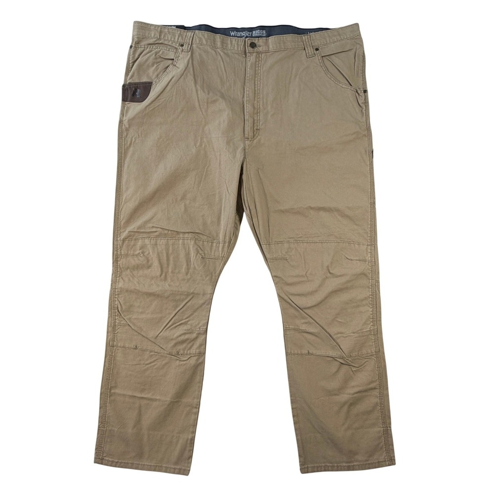 NEW Wrangler Riggs‎ Workwear Mens 46x30 Utility Straight Leg Pants Tan 103W031EW